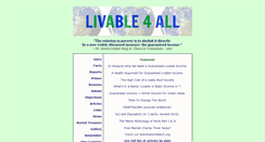 Desktop Screenshot of livableincome.org