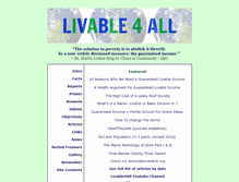 Tablet Screenshot of livableincome.org